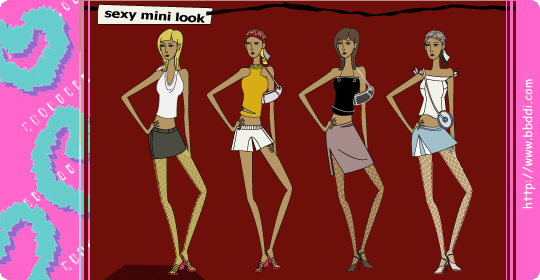 Sexy mini look 이전빠숑 코디