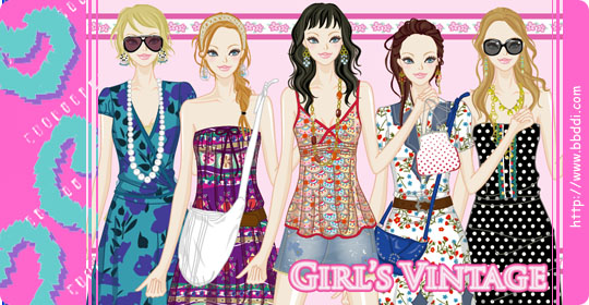 Girl's Vintage 이전빠숑 코디