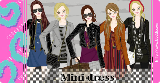 Mini dress 이전빠숑 코디