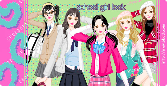 School girl look 이전빠숑 코디