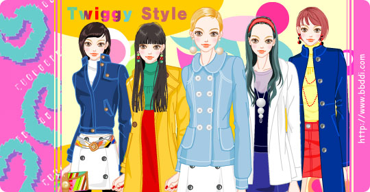 Twiggy Style 이전빠숑 코디
