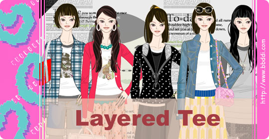 Layered Tee 이전빠숑 코디