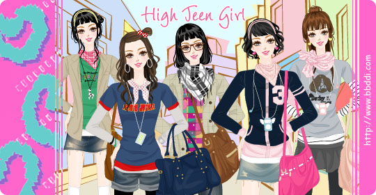 High Teen Girl 이전빠숑 코디