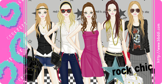 Rock chic 이전빠숑 코디