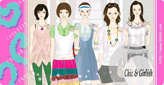 Chic & Girlish 이전빠숑 코디