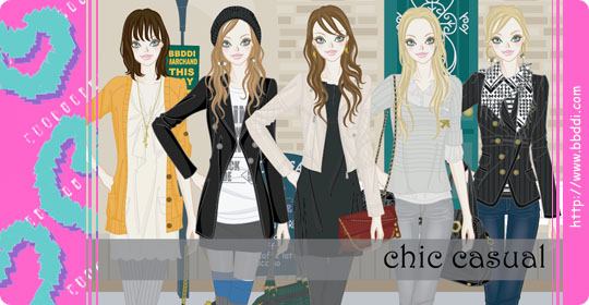 Chic Casual 이전빠숑 코디