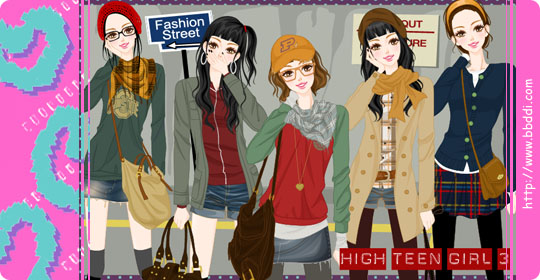 High Teen Girl 3 이전빠숑 코디