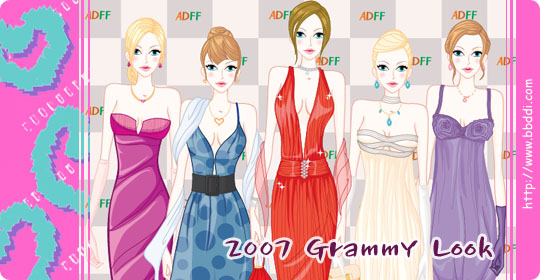 2007년 grammy look 이전빠숑 코디
