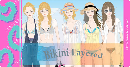 Bikini Layered 이전빠숑 코디