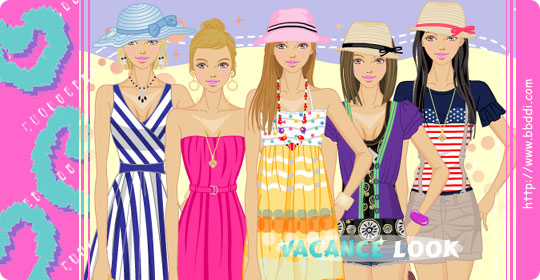 바캉스 룩(vacance look) 이전빠숑 코디