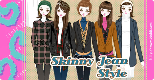 Skinny Jean Style 이전빠숑 코디