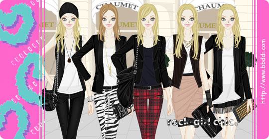 Rock-Girl Chic 이전빠숑 코디