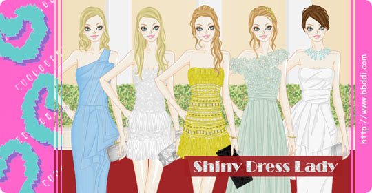 Shiny Dress Lady 이전빠숑 코디