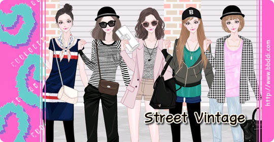 Street Vintage 이전빠숑 코디