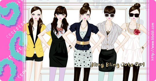 Bling Bling Cute Girl 이전빠숑 코디