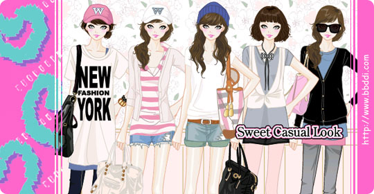 Sweet Casual Look 이전빠숑 코디