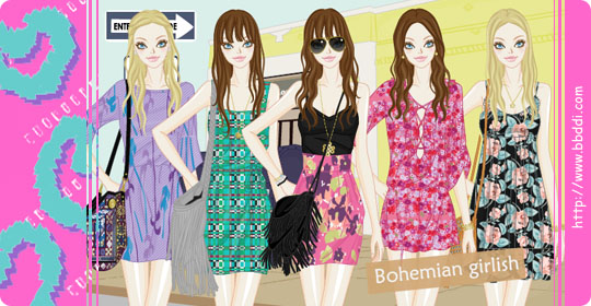 Bohemian Girlish 이전빠숑 코디