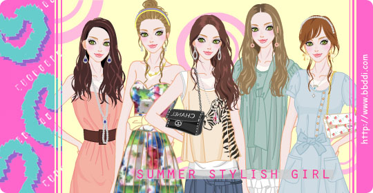 Summer Stylish Girl 이전빠숑 코디