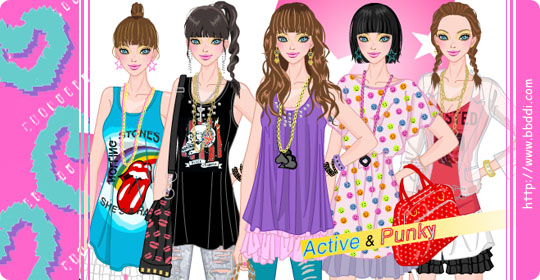 Active & Punky 이전빠숑 코디