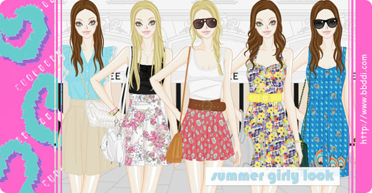 Summer Girly Look 이전빠숑 코디