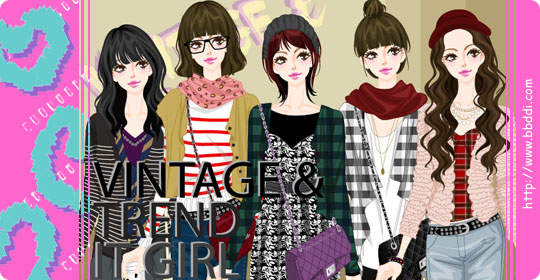 VINTAGE & TREND IT GIRL 이전빠숑 코디