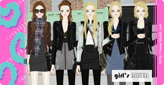 Girl’s BIKER 이전빠숑 코디
