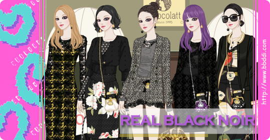 REAL BLACK NOIR   이전빠숑 코디