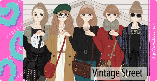 Vintage Street 이전빠숑 코디