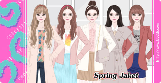 Spring Jaket 이전빠숑 코디