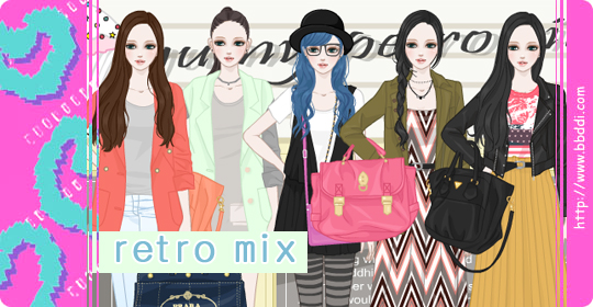 Retro Mix 이전빠숑 코디