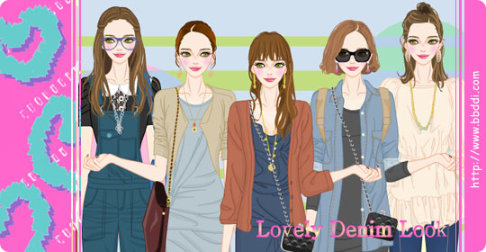 Lovely Denim Look 이전빠숑 코디