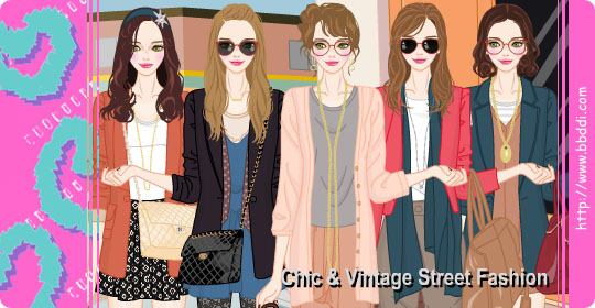 Chic & Vintage Street Fashion 이전빠숑 코디