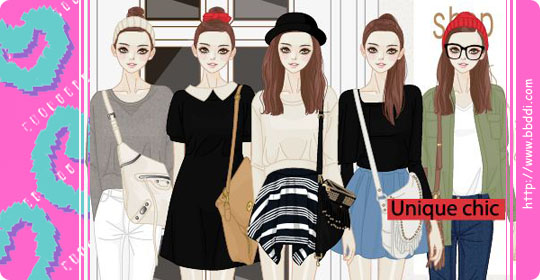 Unique Chic 이전빠숑 코디