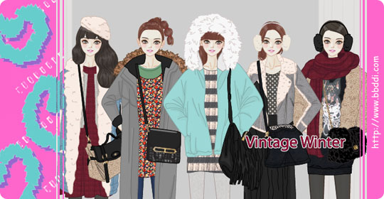 Vintage Winter 이전빠숑 코디
