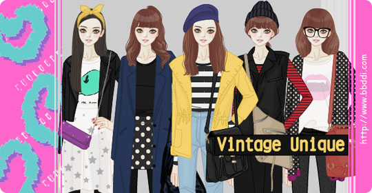 Vintage Unique 이전빠숑 코디