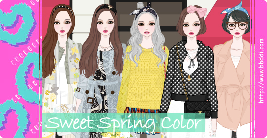 Sweet Spring Color  이전빠숑 코디