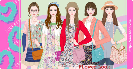 Flower Look 이전빠숑 코디