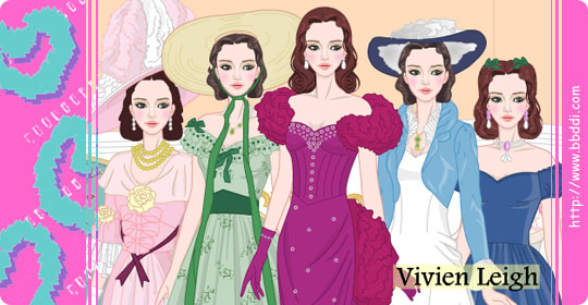 Vivien Leigh 의 영화 속 의상들 이전빠숑 코디