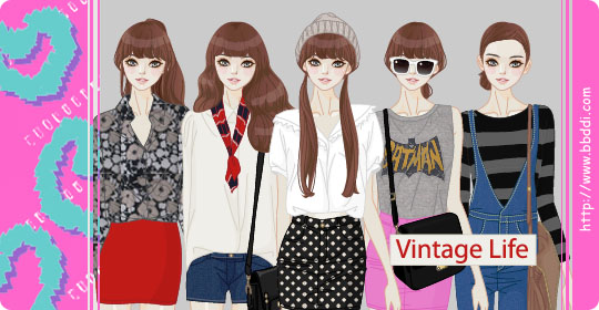 Vintage Life 이전빠숑 코디