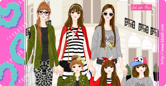 Girl with Mom 이전빠숑 코디