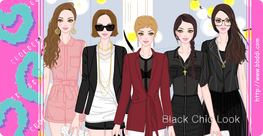 Black Chic Look 이전빠숑 코디