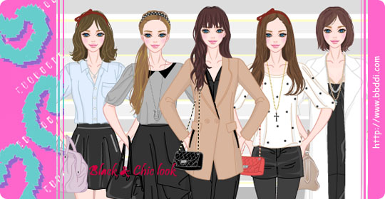 Black & Chic look 이전빠숑 코디