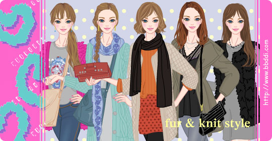 Fur & Knit Style 이전빠숑 코디