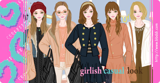 Girlish Casual Look 이전빠숑 코디