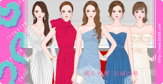 레드카펫 드레스룩 이전빠숑 코디