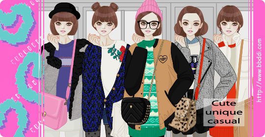 Cute unique casual 이전빠숑 코디
