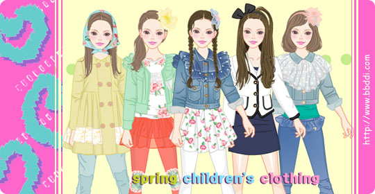 Spring Children's Clothing 이전빠숑 코디