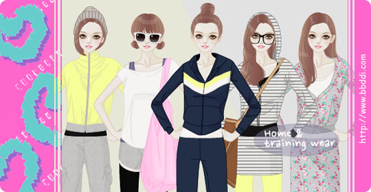 Home training wear 이전빠숑 코디
