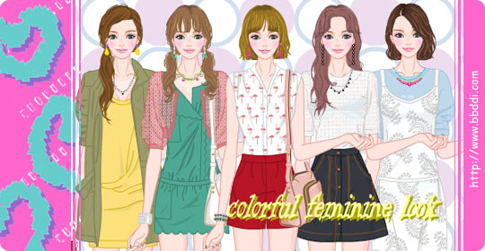 Colorful Feminine Look 이전빠숑 코디