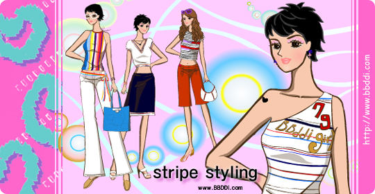 stripe styling 이전빠숑 코디
